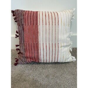 Threshold‎ Decor Pillow 18 X 18 in. Multicolor Square Removable Cover